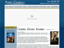 Tablet Screenshot of manuelcasabielle.com